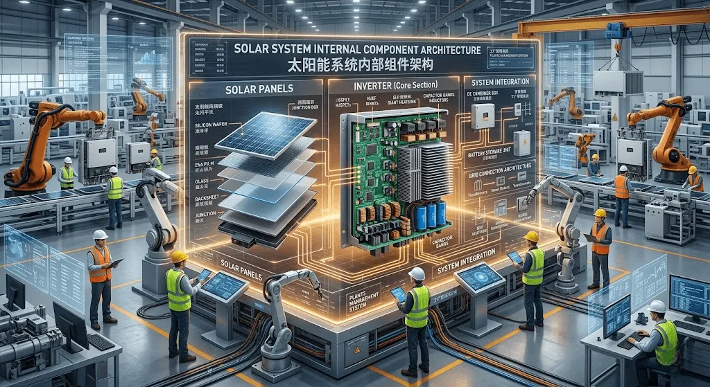 10 KW on grid solar inverter internal PCB and fanless heat sink design for China factory wholesale 10 KW on grid solar inverter internal PCB and fanless heat sink design for China factory wholesale